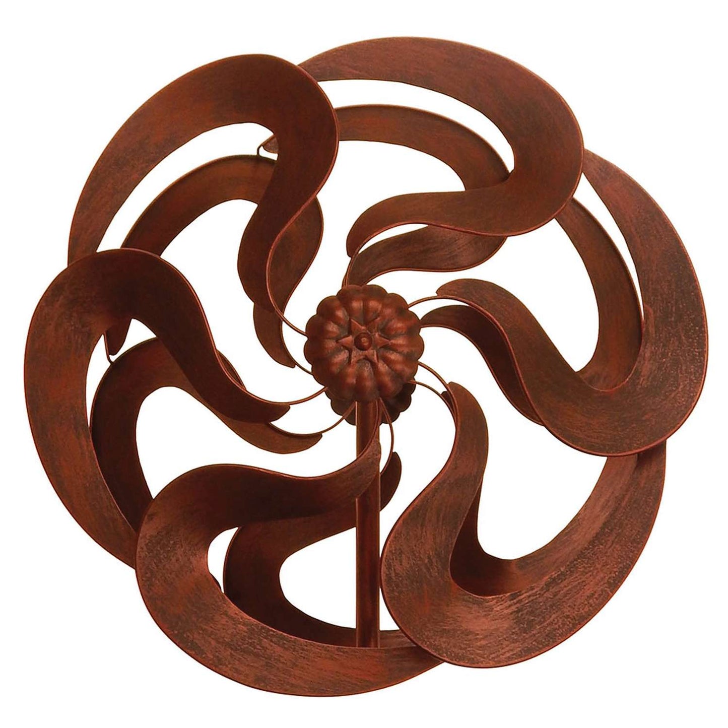  Summerfield Terrace Bronze Iron 75 In. H Flower Windmill Stake