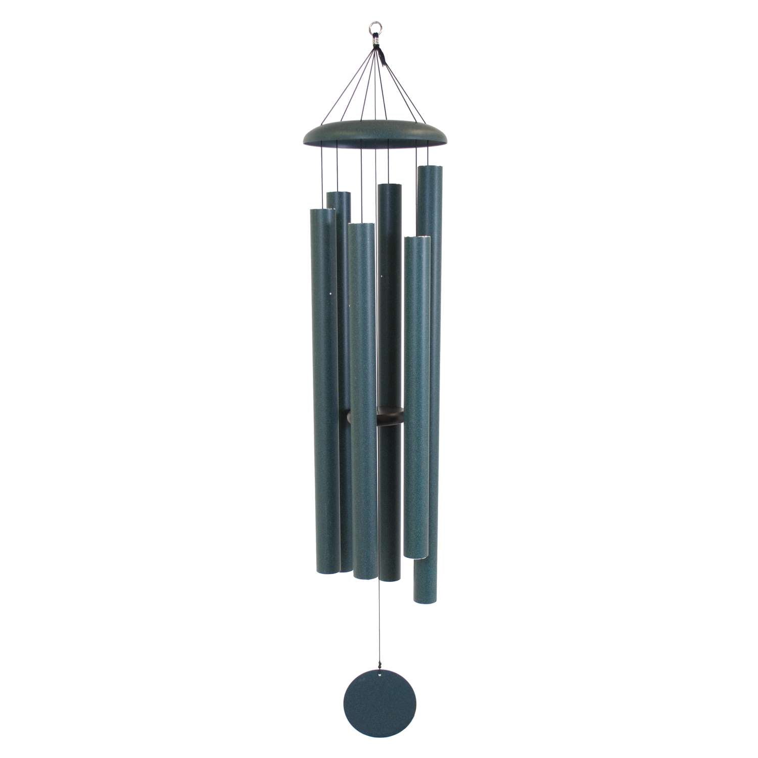  Corinthian Bells Green Aluminum 65 In. Wind Chime
