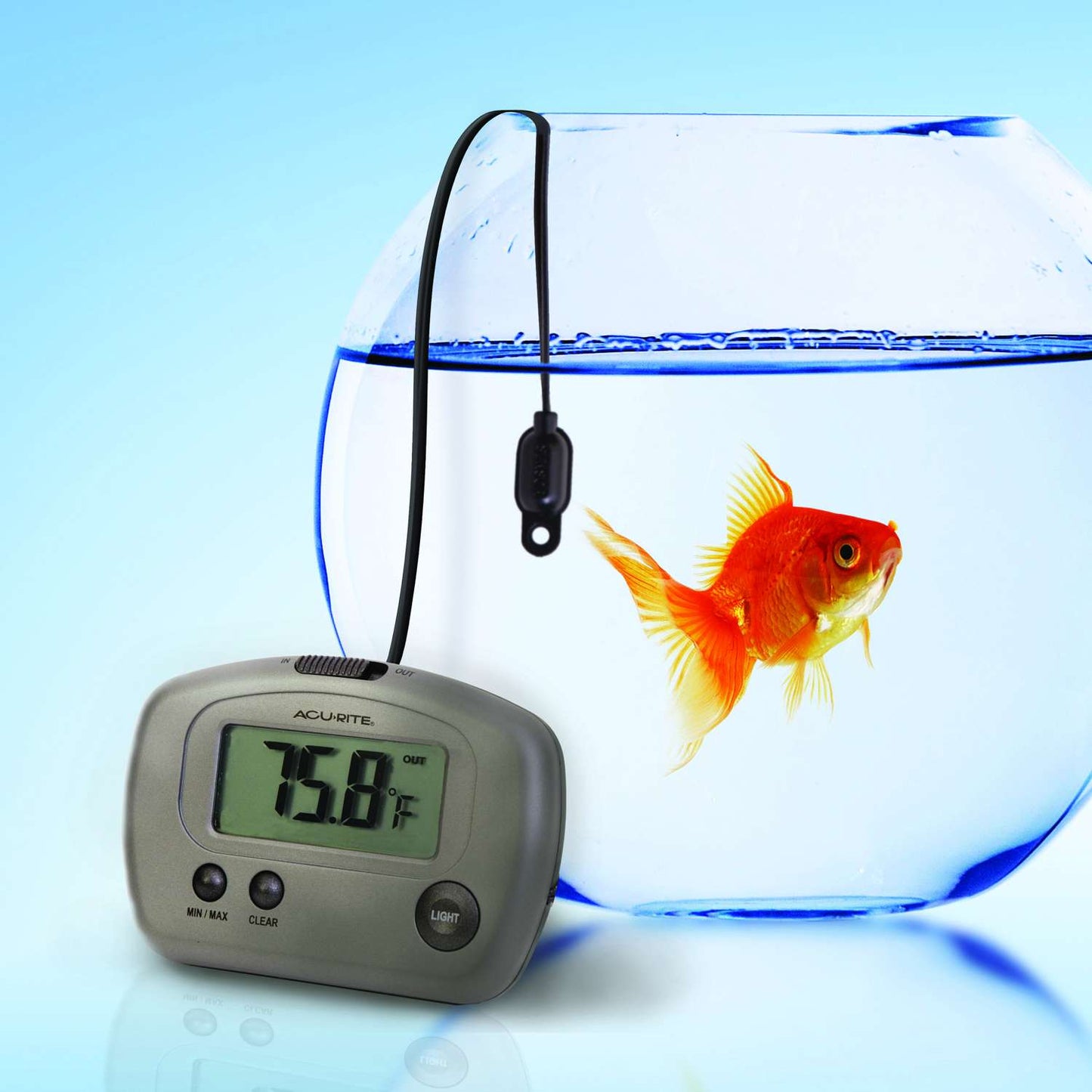  AcuRite Digital Thermometer Plastic Bronze