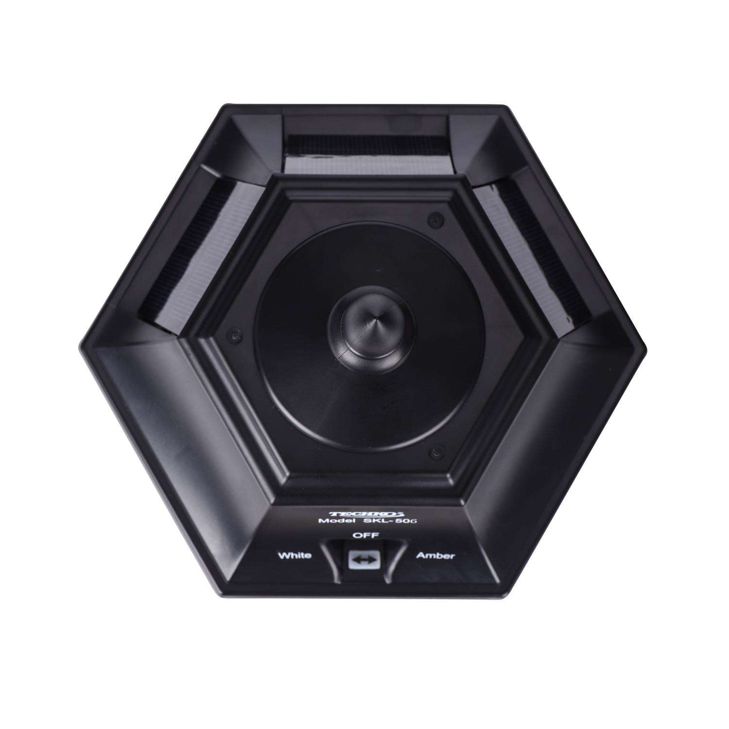  Techko 14.97 In. Solar Power ABS Plastic Garden Light Black