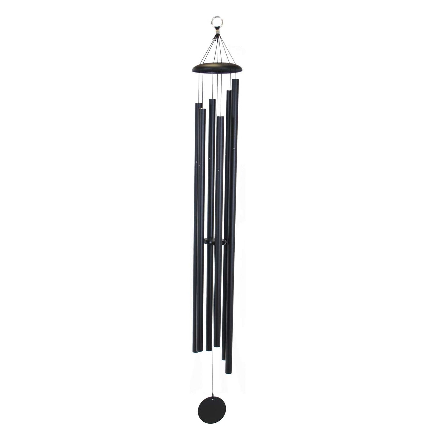  Corinthian Bells Black Aluminum 74 In. Wind Chime
