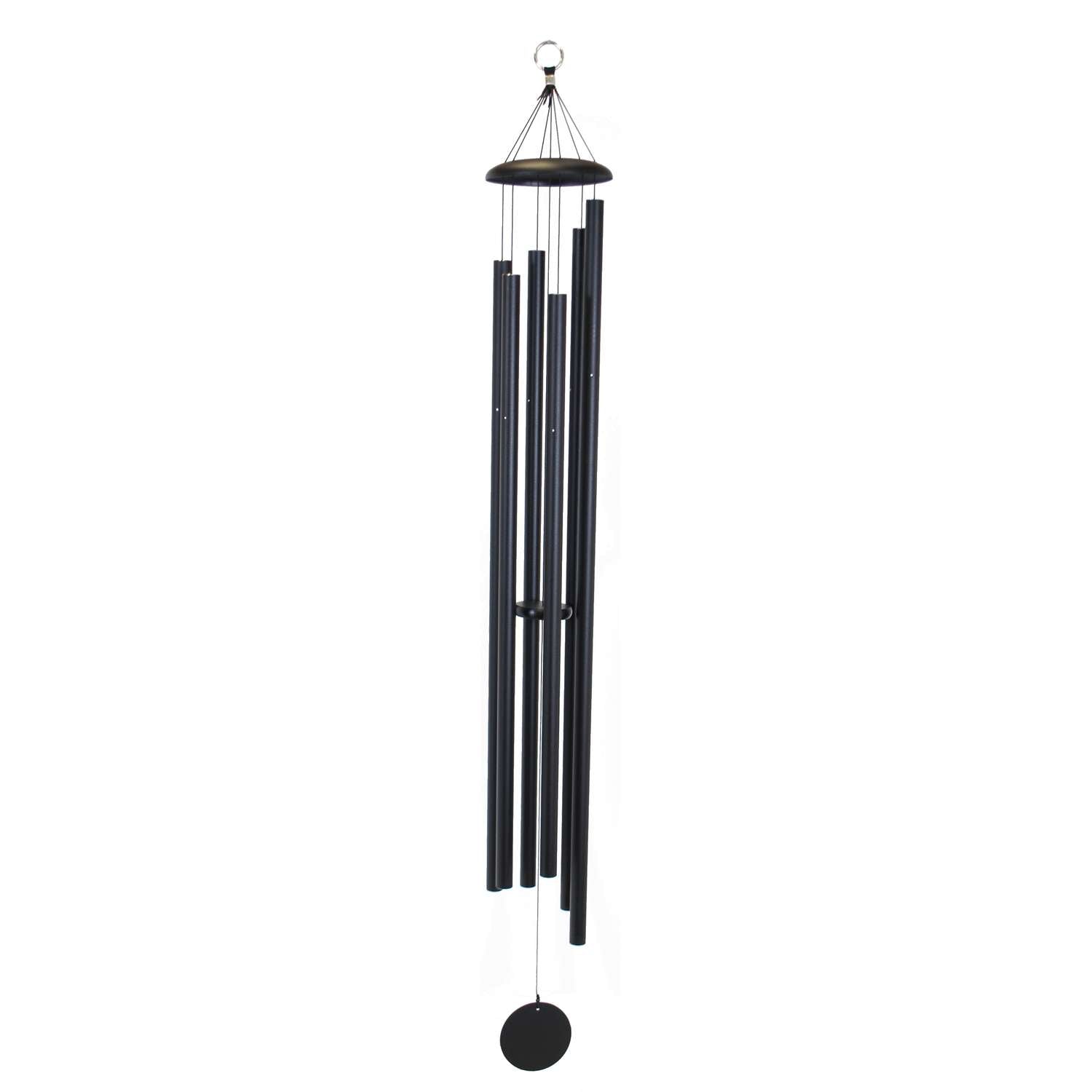  Corinthian Bells Black Aluminum 74 In. Wind Chime