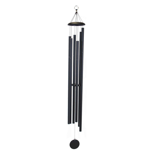  Corinthian Bells Black Aluminum 74 In. Wind Chime