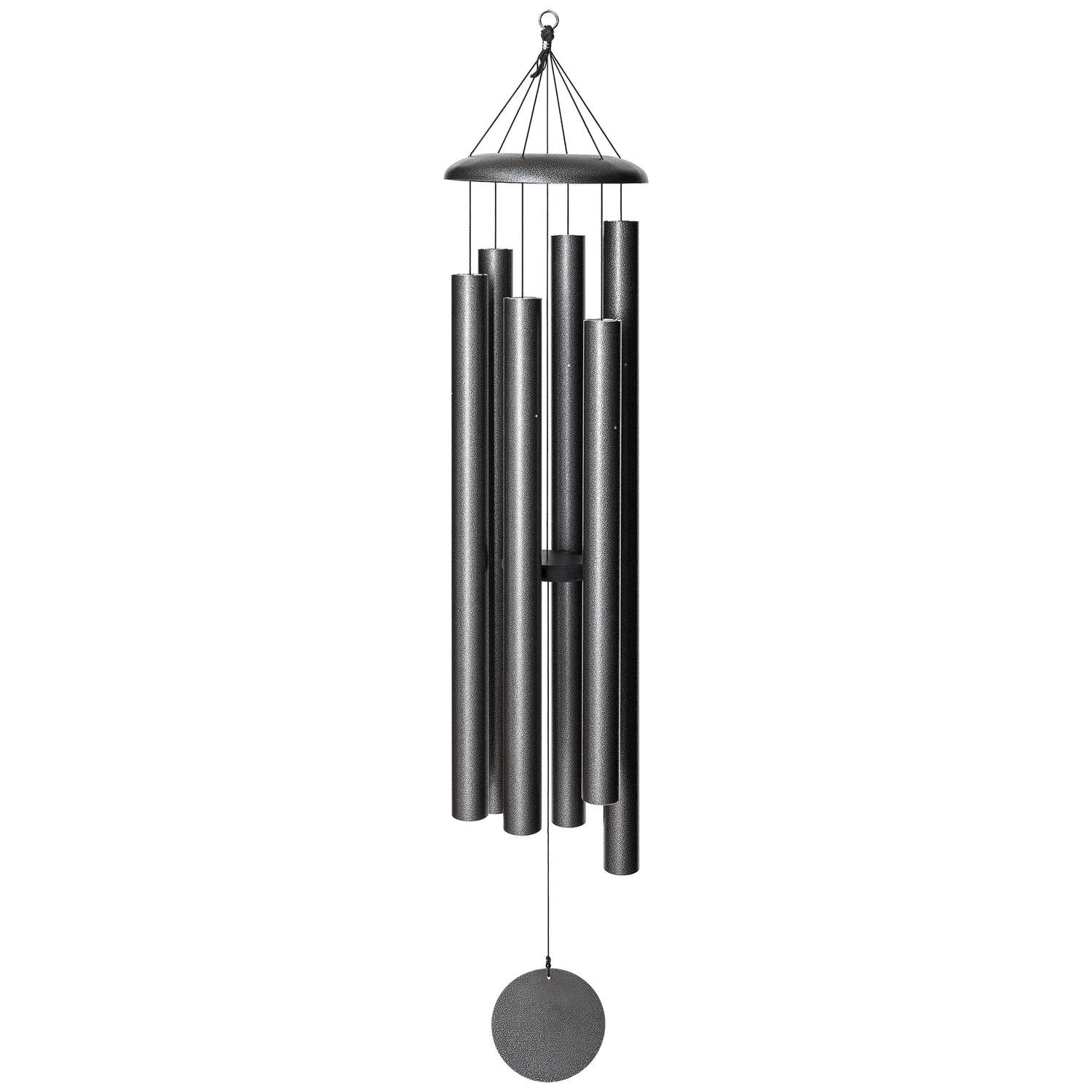  Corinthian Bells Silver Vein Aluminum 65 In. Wind Chime