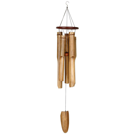  Woodstock Chimes Asli Arts Brown Bamboo 35 In. Wind Chime