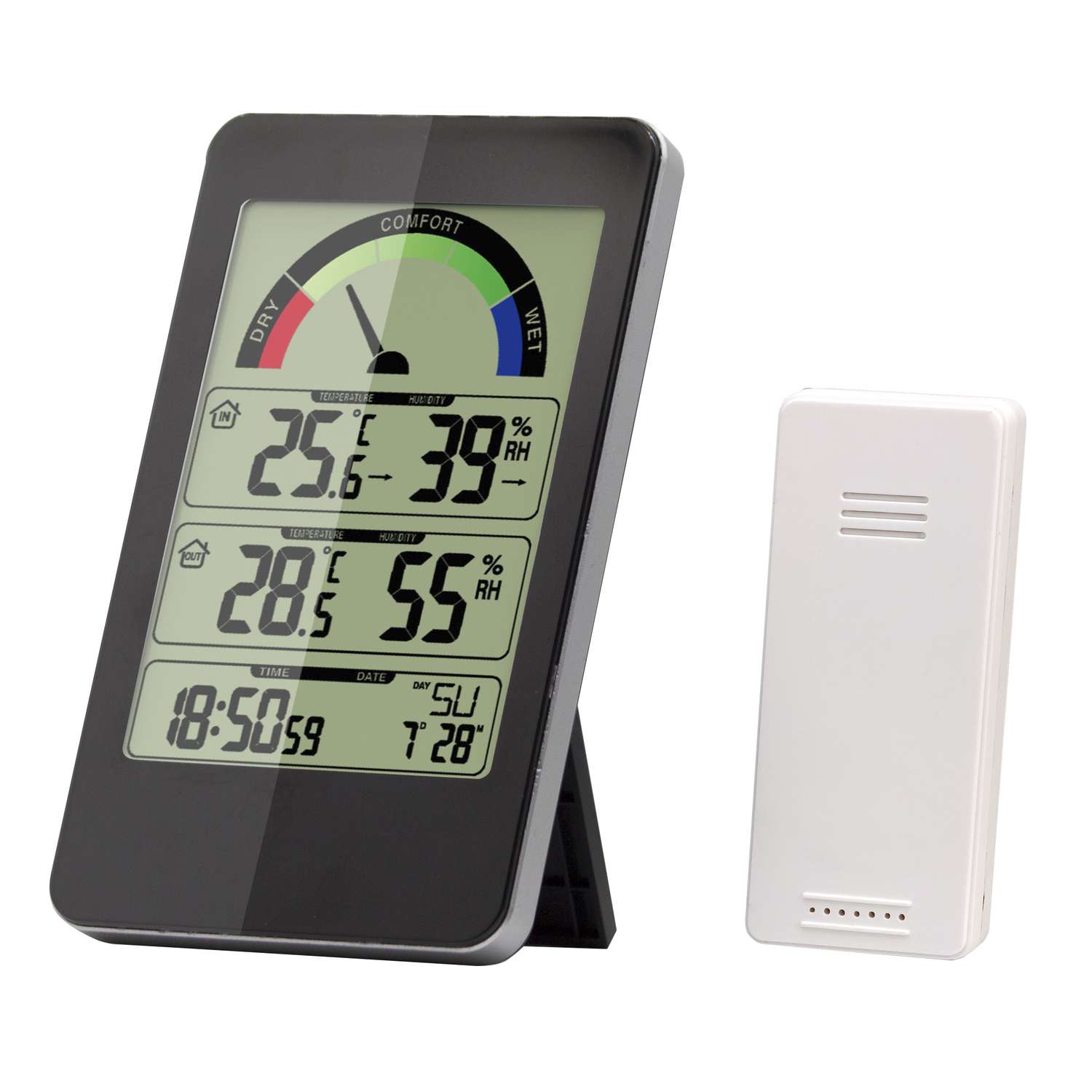  Taylor Digital Thermometer Plastic Black 5.5 In.