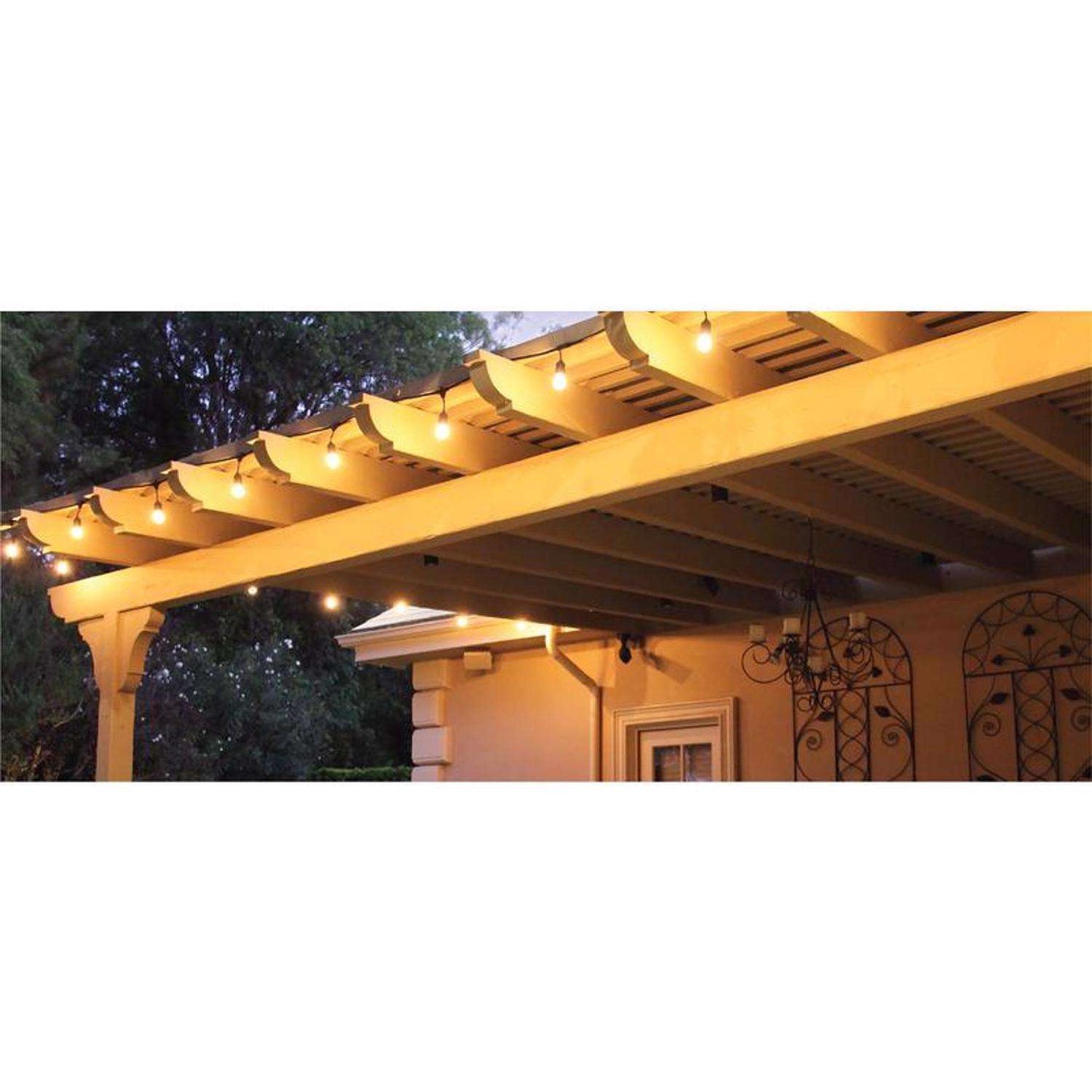  Feit String Lights Incandescent String Light Set Clear 20 Ft. 10 Lights