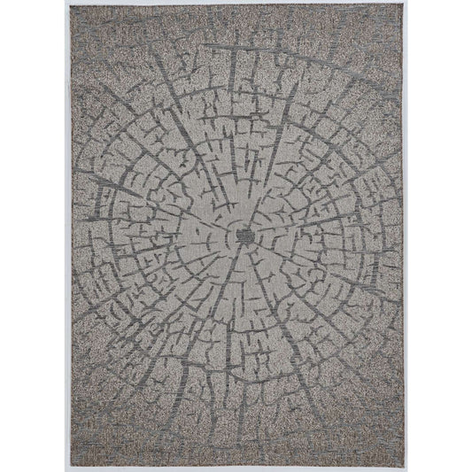  Linon Home Decor 9.5 Ft. W X 6.5 Ft. L Gray Polypropylene Rug