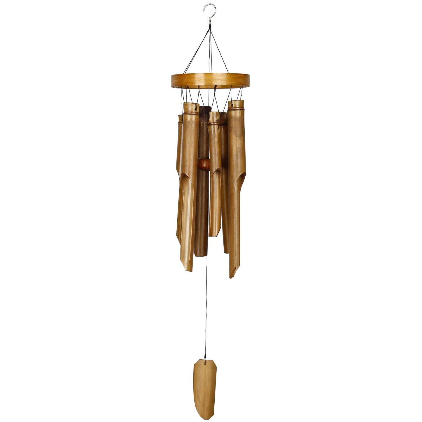  Woodstock Chimes Brown Bamboo 28 In. Ring Wind Chime