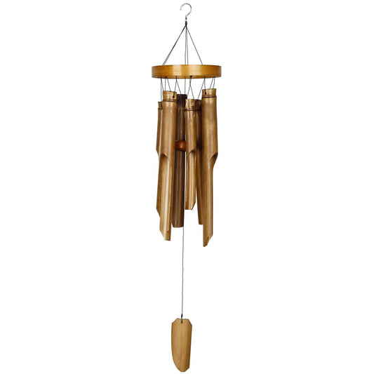  Woodstock Chimes Brown Bamboo 28 In. Ring Wind Chime