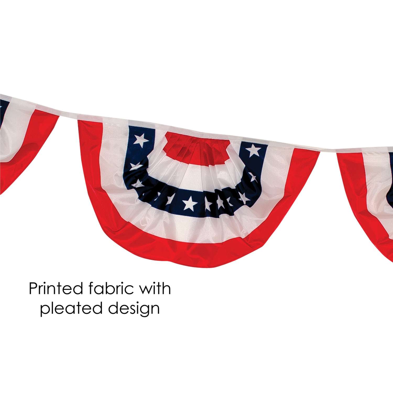  In The Breeze Pleated Flag 9 In. H X 9 In. W