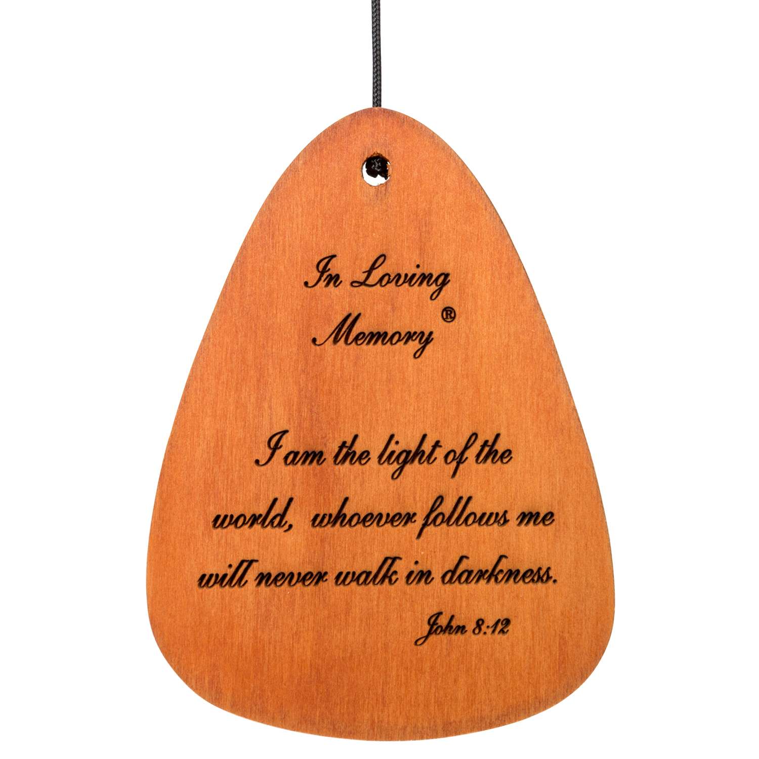  Wind River In Loving Memory Bronze Aluminum/Wood 24 In. Wind Chime